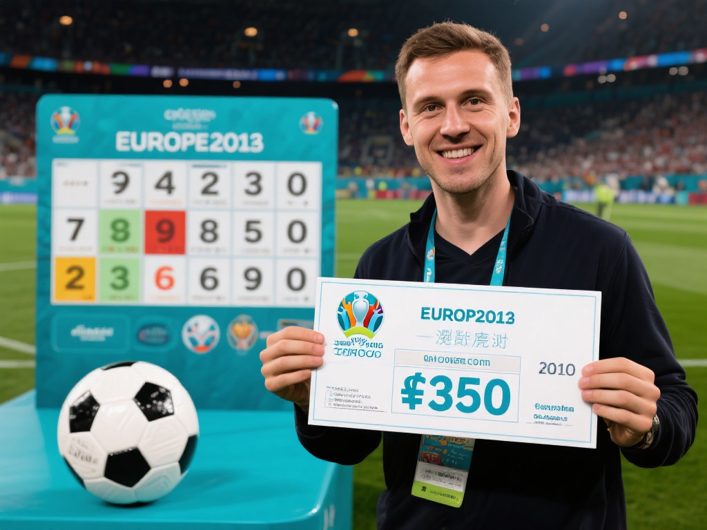 竞猜欧洲杯4场比赛总进球数,丰厚奖品等你拿! 在去年的一场欧洲杯中,某位幸运参与者成功