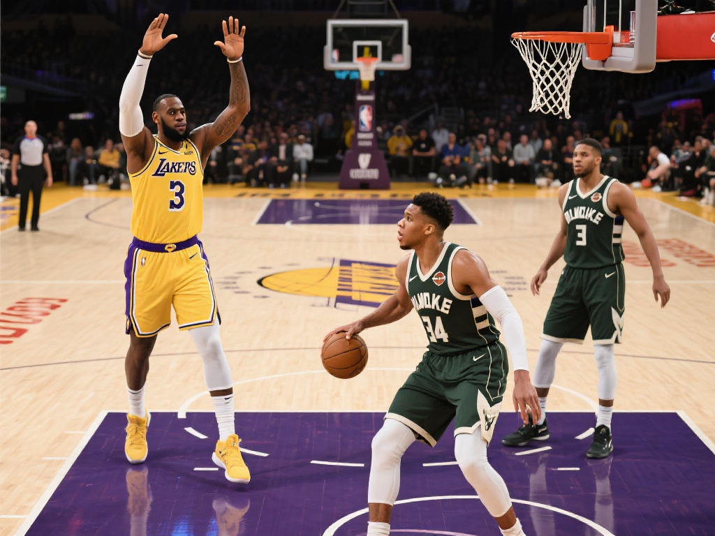 湖人与雄鹿正面交锋,季后赛悬念再升级 在每年的NBA季后赛中,总会出现一些引人